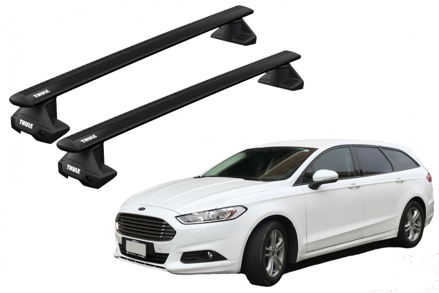 Barras THULE EVO WingBar para autos FORD Mondeo desde 2015-2022 negro