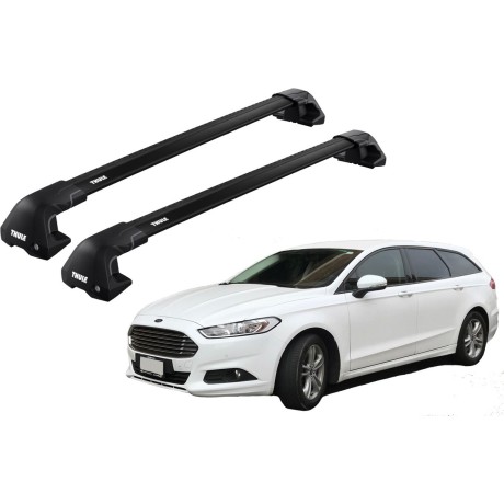 Barras THULE EDGE Flush para autos FORD Mondeo desde 2015-2022 negro