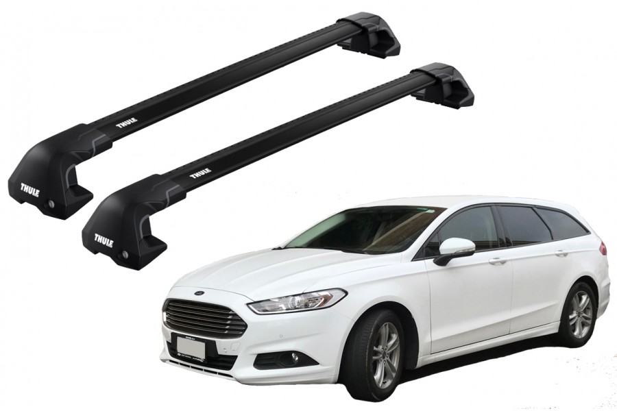 Barras THULE EDGE Flush para autos FORD Mondeo desde 2015-2022 negro