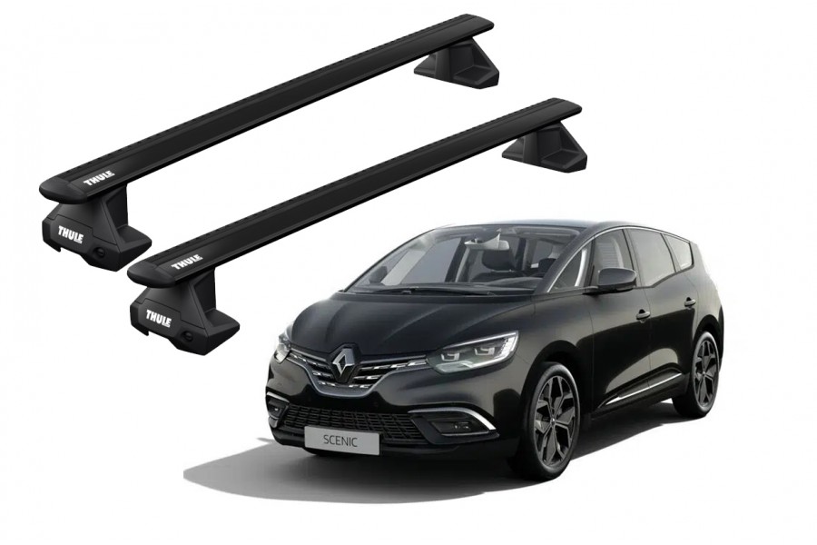 Barras THULE EVO WingBar para autos RENAULT Grand Scenic desde 2017 negro