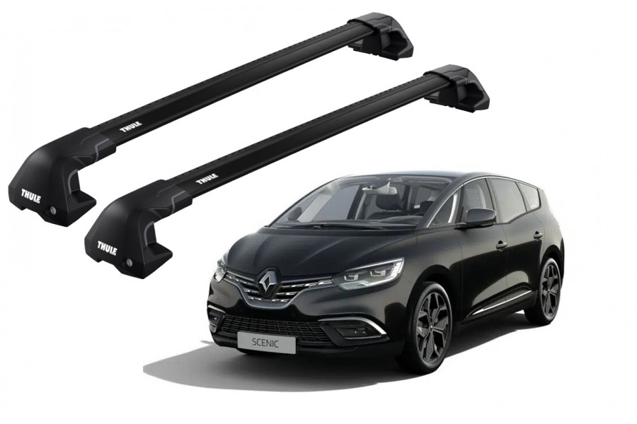 Barras THULE EDGE Flush para autos RENAULT Grand Scenic desde 2017 negro