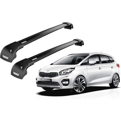 Barras THULE EDGE para autos KIA Rondo desde 2013 negro