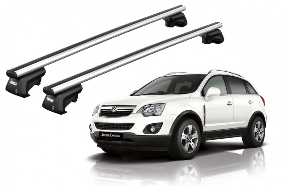 Barras THULE SmartRack XT AluBar para autos OPEL Antara desde 2007-2012