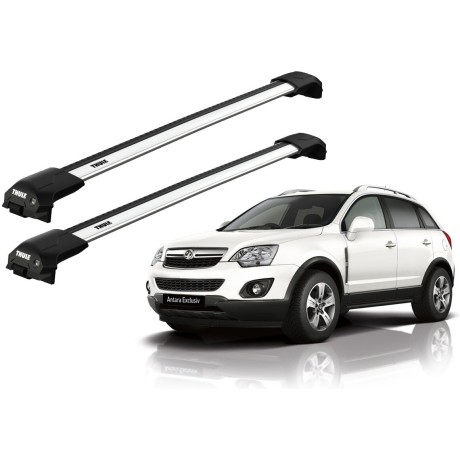Barras THULE EDGE Flush para autos OPEL Antara desde 2007-2012