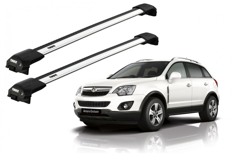 Barras THULE EDGE Flush para autos OPEL Antara desde 2007-2012