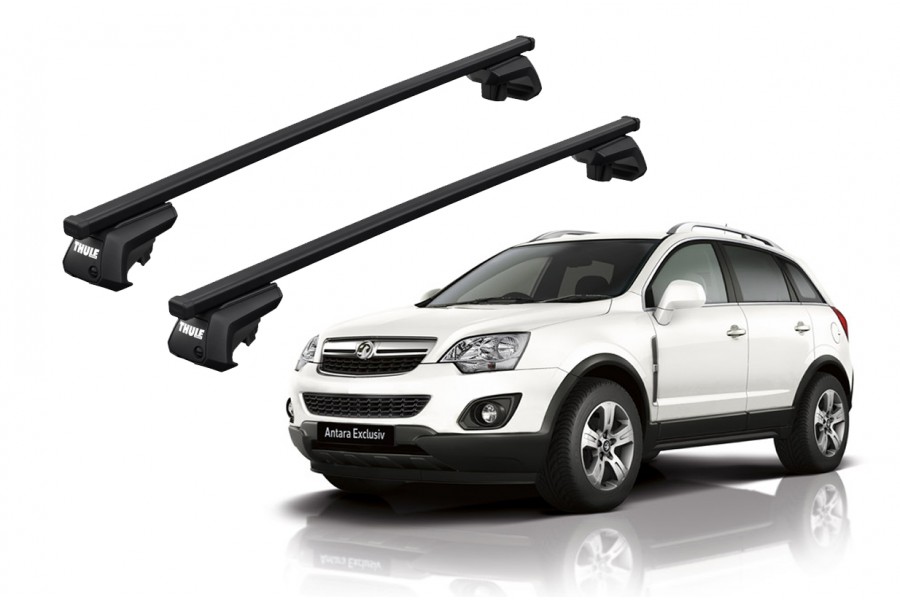 Barras THULE EVO SquareBar para autos OPEL Antara desde 2007-2012