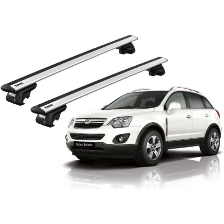 Barras THULE EVO WingBar para autos OPEL Antara desde 2007-2012