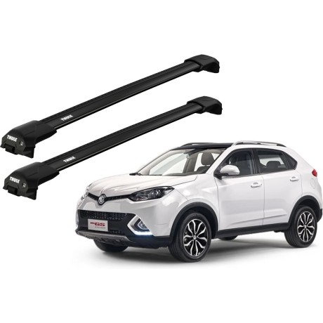 Barras THULE EDGE Flush para autos MG GS desde 2015 - 2019 negro