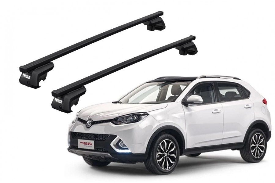 Barras THULE EVO SquareBar para autos MG GS desde 2015 - 2019