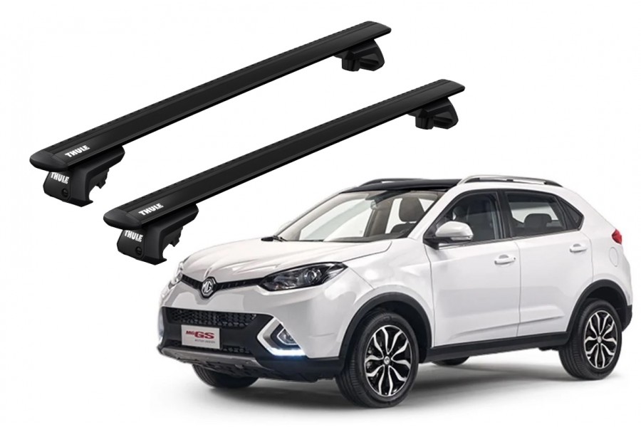 Barras THULE EVO WingBar para autos MG GS desde 2015 - 2019 negro