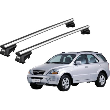 Barras THULE SmartRack XT AluBar para autos KIA Sorento 2002 a 2009