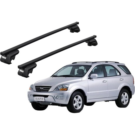Barras THULE EVO SquareBar para autos KIA Sorento 2002 a 2009