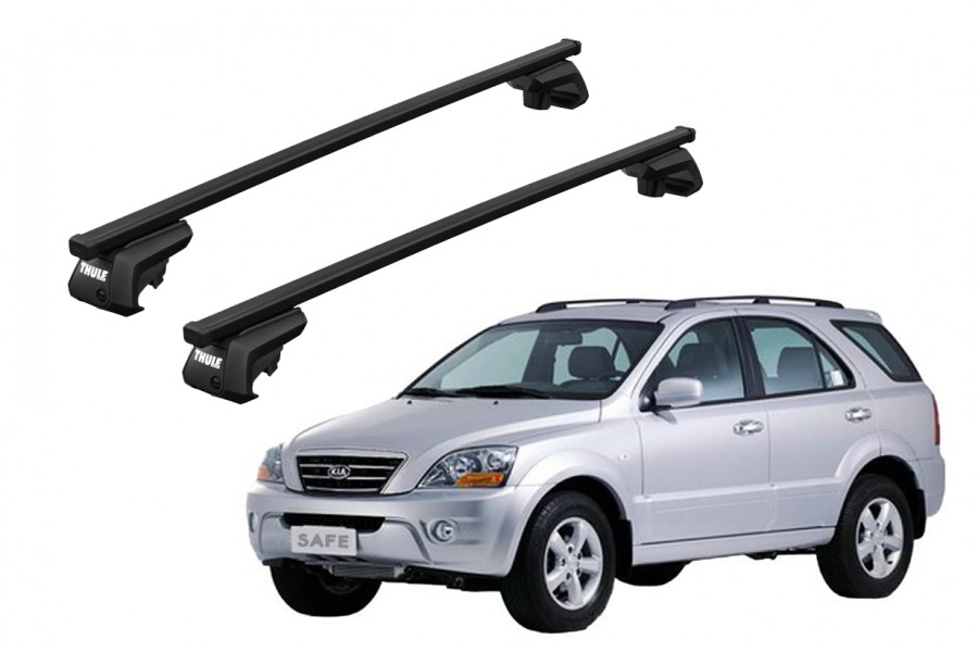 Barras THULE EVO SquareBar para autos KIA Sorento 2002 a 2009