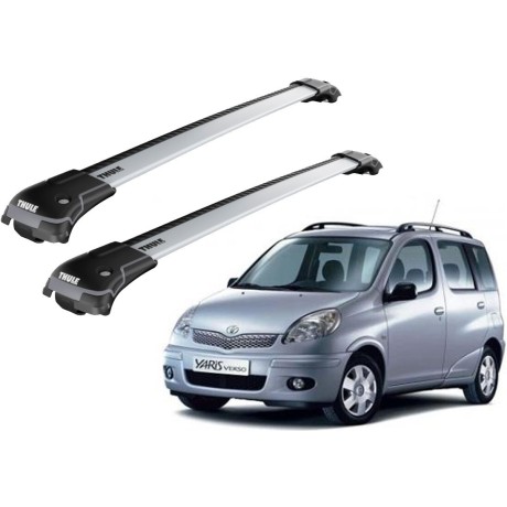 Barras THULE EDGE para autos TOYOTA Yaris Verso 2000 a 2005
