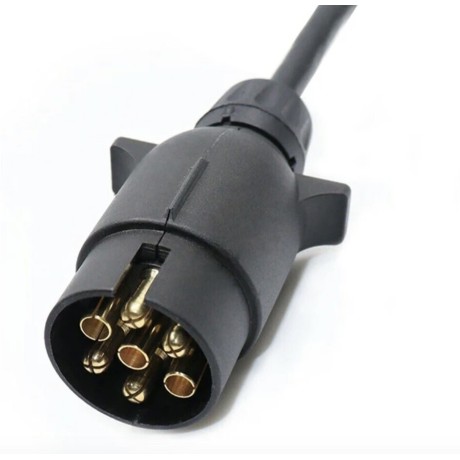 Conector Macho EU 7 Pin a Hembra US 4 Pin