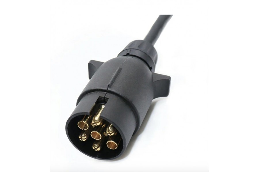 Conector Macho EU 7 Pin a Hembra US 4 Pin