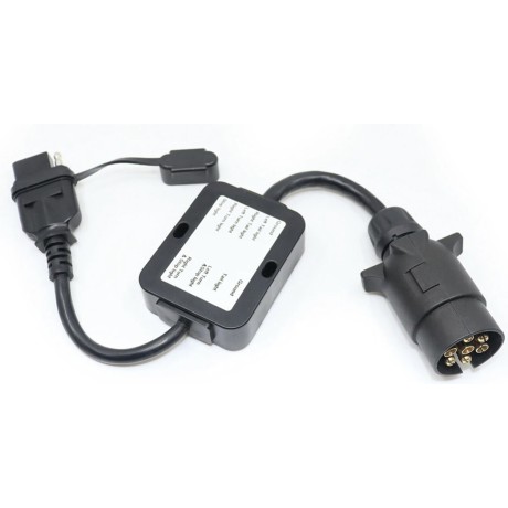 Conector Macho EU 7 Pin a Hembra US 4 Pin