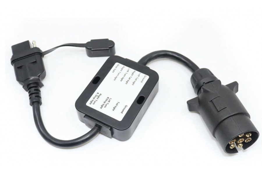 Conector Macho EU 7 Pin a Hembra US 4 Pin