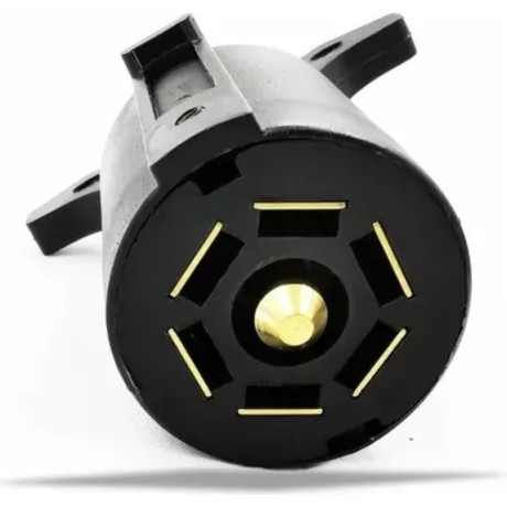 Conector Macho 7 Pin a Hembra 7 Pin Europeo