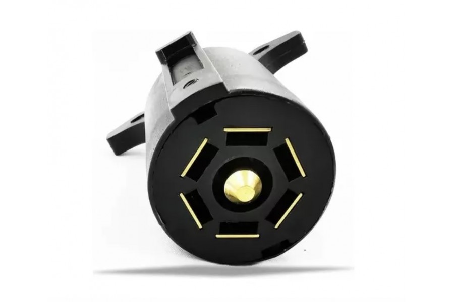 Conector Macho 7 Pin a Hembra 7 Pin Europeo