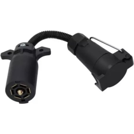 Conector Macho 7 Pin a Hembra 7 Pin Europeo