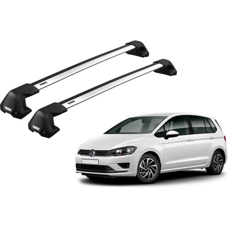 Barras THULE EDGE Flush para autos VOLKSWAGEN Golf Sportsvan 2014 a 2020