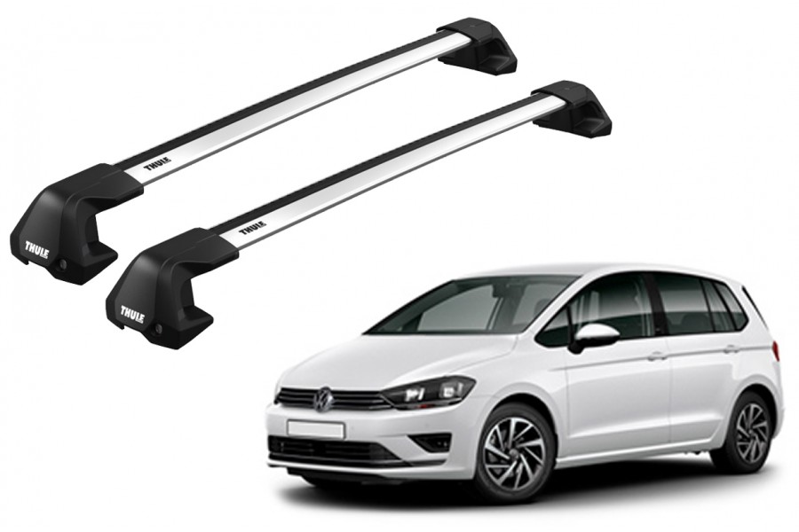Barras THULE EDGE Flush para autos VOLKSWAGEN Golf Sportsvan 2014 a 2020