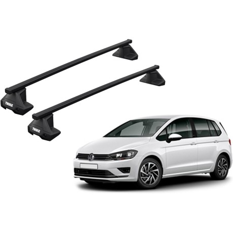 Barras THULE EVO SquareBar para autos VOLKSWAGEN Golf Sportsvan 2014 a 2020