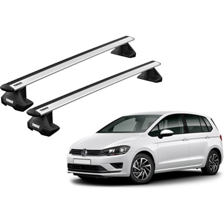 Barras THULE EVO WingBar para autos VOLKSWAGEN Golf Sportsvan 2014 a 2020