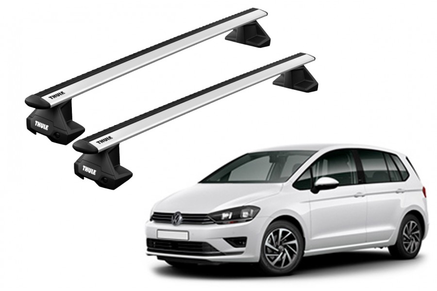 Barras THULE EVO WingBar para autos VOLKSWAGEN Golf Sportsvan 2014 a 2020