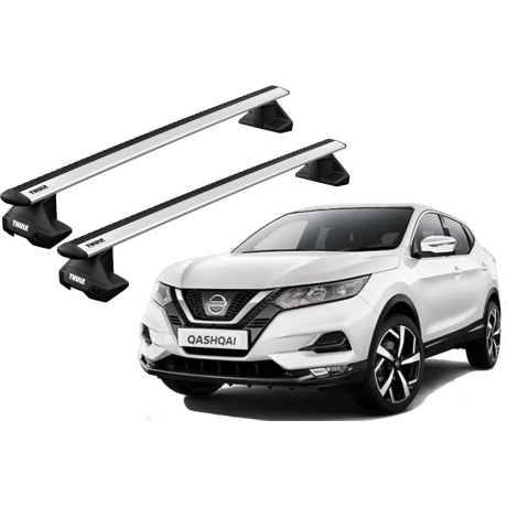 Barras THULE EVO WingBar para autos NISSAN Qashqai 2014 a 2022