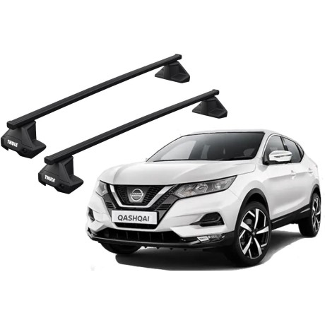 Barras THULE EVO SquareBar para autos NISSAN Qashqai 2014 a 2022