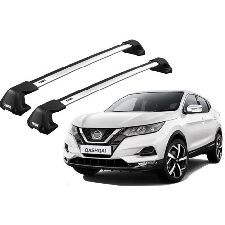 Barras THULE EDGE Flush para autos NISSAN Qashqai 2014 a 2022
