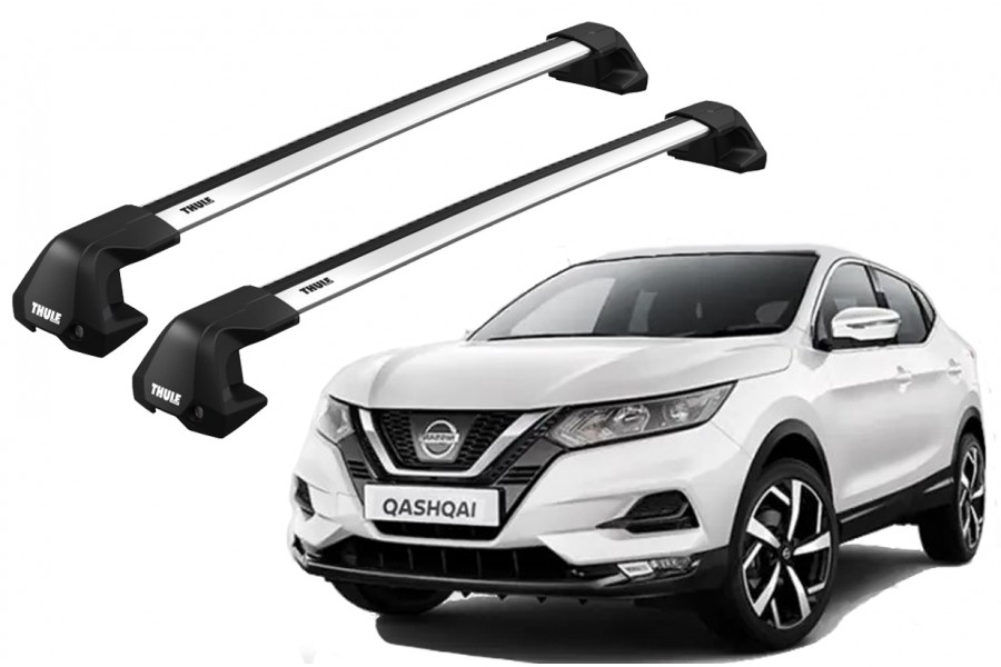 Barras THULE EDGE Flush para autos NISSAN Qashqai 2014 a 2022