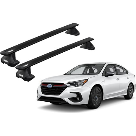 Barras THULE EVO WingBar para autos SUBARU Legacy VI desde 2014 negro