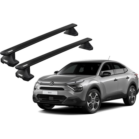 Barras THULE EVO WingBar para autos CITROËN C4 X desde 2023 negro
