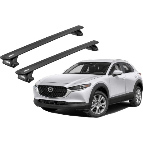 Barras THULE EVO WingBar para autos MAZDA CX-30 desde 2020 negro