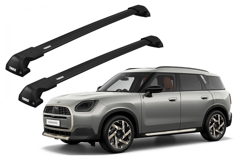Barras THULE EDGE Flush para autos MINI Countryman (R60) 2010 a 2016 negro