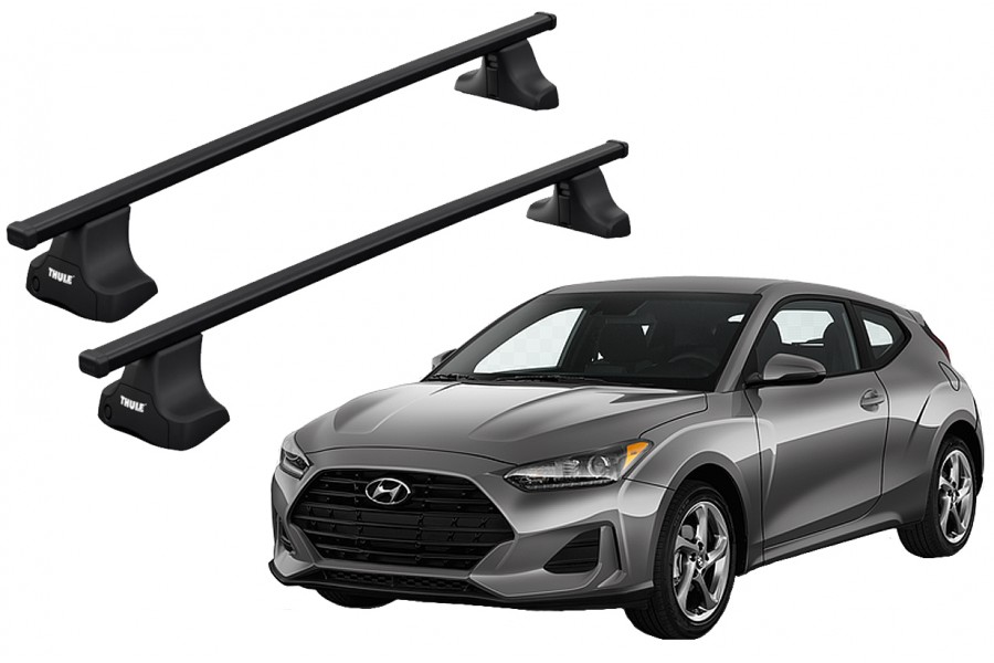 Barras THULE SquareBar para autos HYUNDAI Veloster desde 2011 - 2022