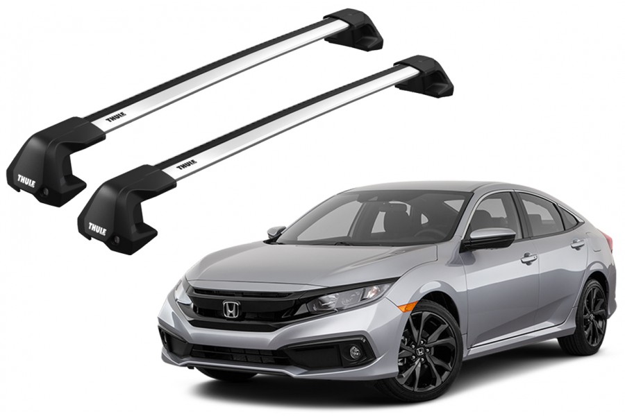 Barras THULE EDGE Flush para autos HONDA Civic desde 2016