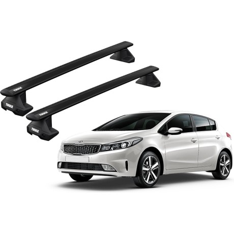 Barras THULE EVO WingBar para autos KIA Cerato desde 2019 - 2024 negro