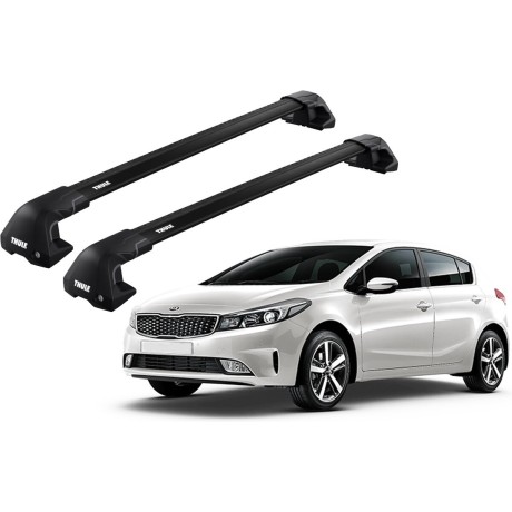 Barras THULE EDGE Flush para autos KIA Cerato desde 2019 - 2024 negro