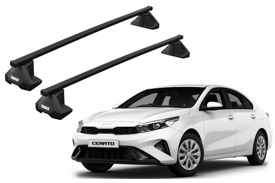 Barras THULE EVO SquareBar para autos KIA Cerato desde 2019 - 2024