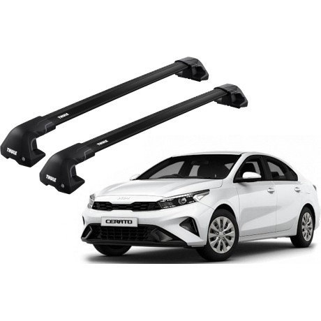 Barras THULE EDGE Flush para autos KIA Cerato desde 2019 - 2024 negro