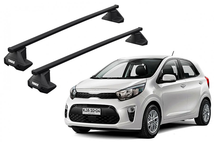 Barras THULE EVO SquareBar para autos KIA Morning desde 2017