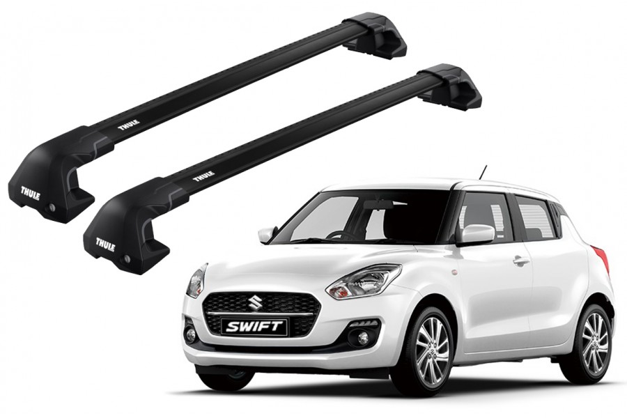 Barras THULE EDGE Flush para autos SUZUKI Swift desde 2018- negro