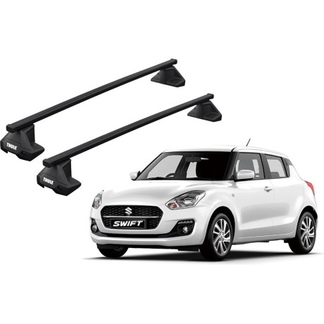 Barras THULE EVO SquareBar para autos SUZUKI Swift desde 2018-