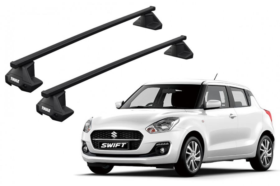 Barras THULE EVO SquareBar para autos SUZUKI Swift desde 2018-