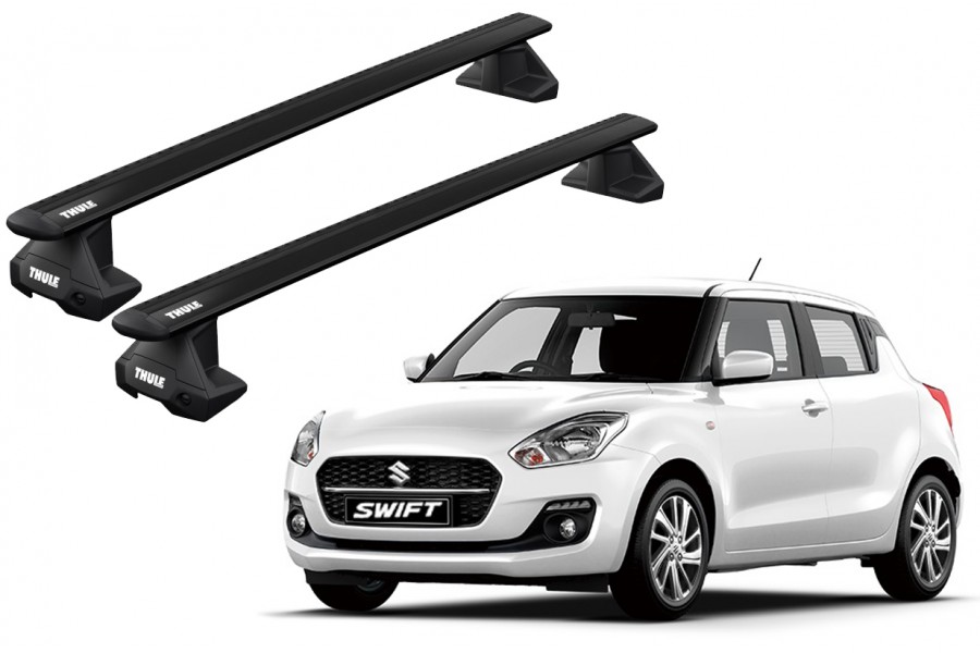 Barras THULE EVO WingBar para autos SUZUKI Swift desde 2018- negro