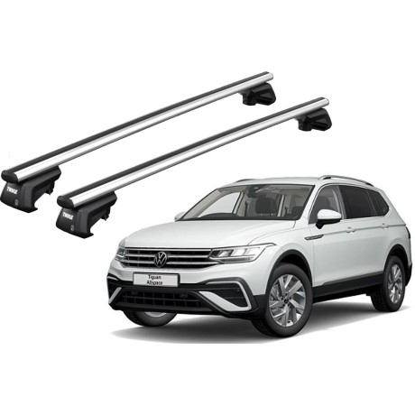Barras THULE SmartRack XT AluBar para autos VOLKSWAGEN Tiguan Allspace desde 2017-2021